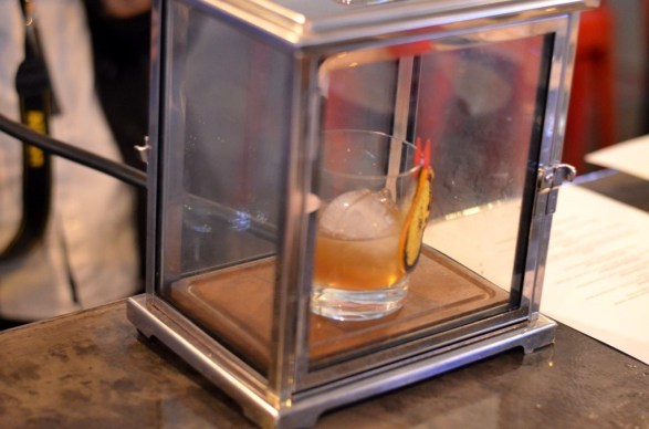 Table smoked cocktail at Killer B