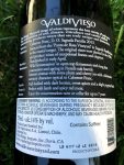Viña Valdivieso Cabernet Franc Back Label