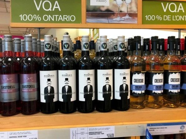 Canadian wines - cool labels