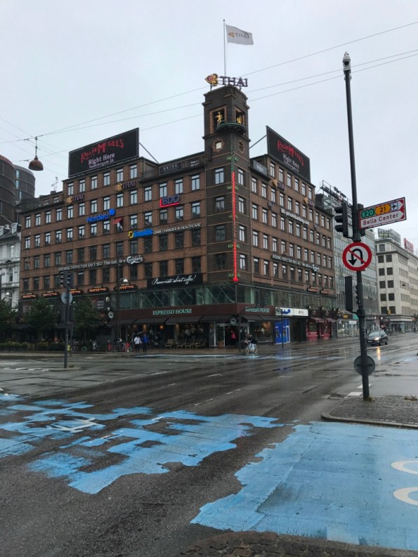 Copenhagen in the rain