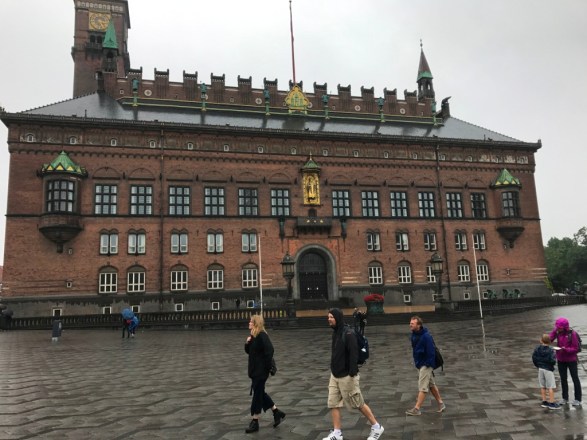 Copenhagen in the rain