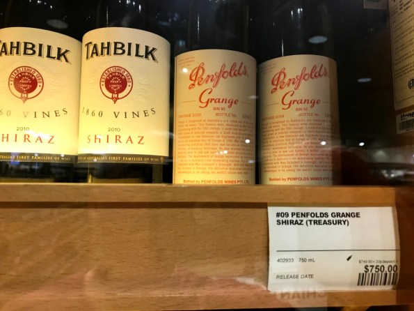 Tahbilk and Penfolds Grange