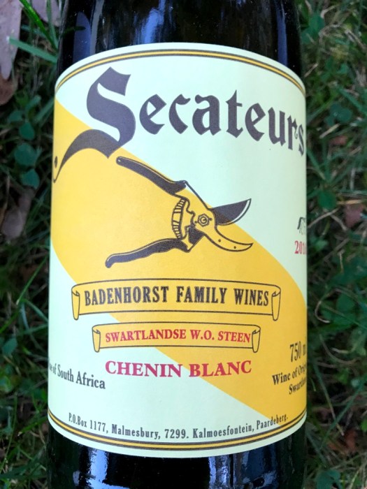 Badenhorst Family Wines Secateurs Chenin Blanc Swartland
