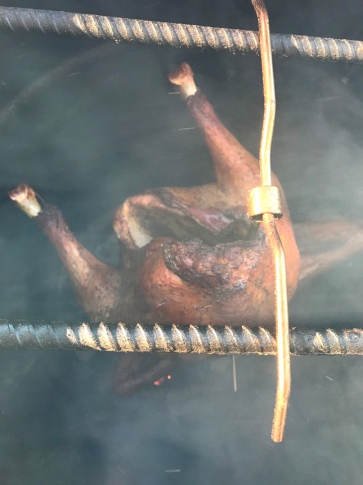 smoking turkey - done