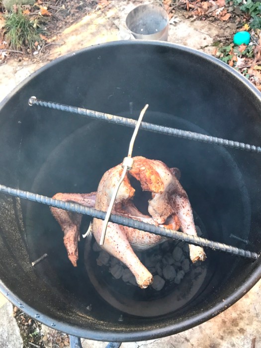 Smoking turkey - the beginning