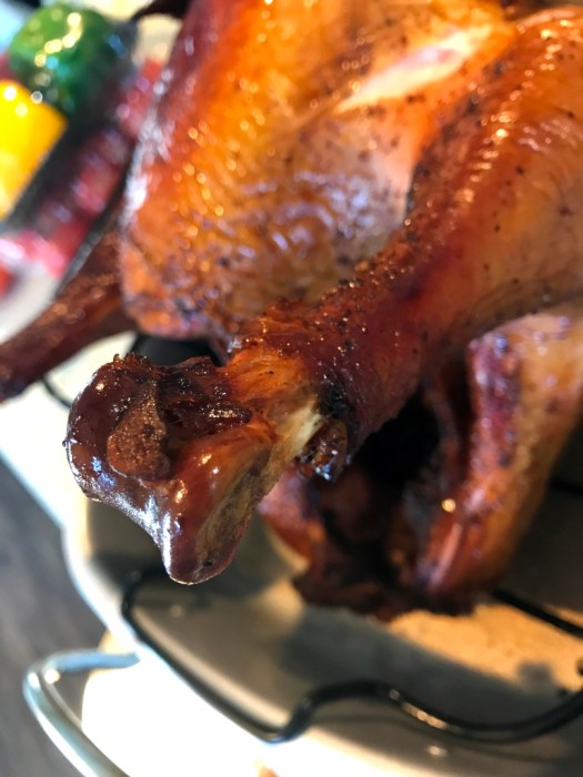 Thanksgiving smoked turkey - leg