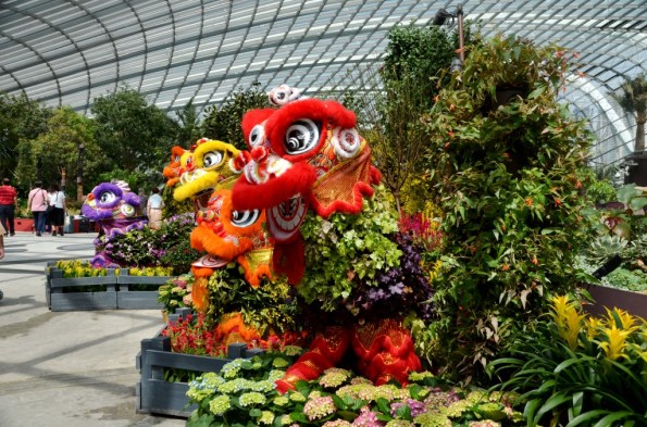 Flower Dome at Gardens by the Bay Singapore