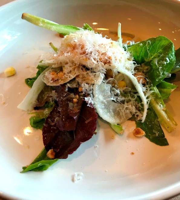 Domaine Hudson Culver Farms Baby Greens salad