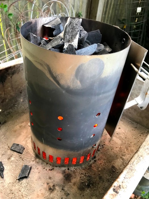 Charcoal - getting ready