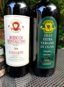 Il Poggione Rosso and EVOO