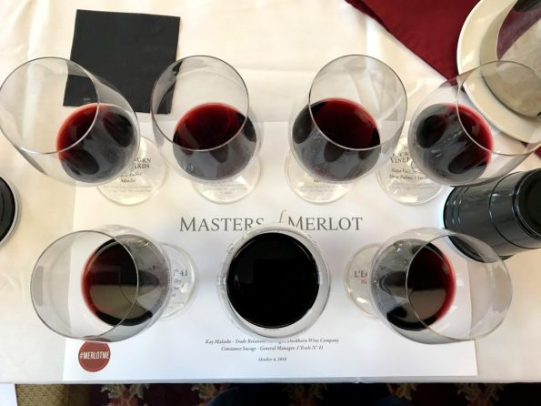 Masters of Merlot tasting WBC18
