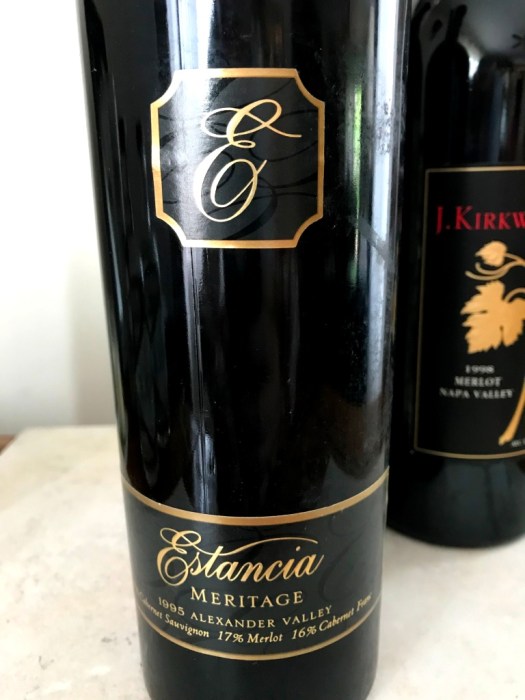 1995 Estancia Meritage Alexander Valley
