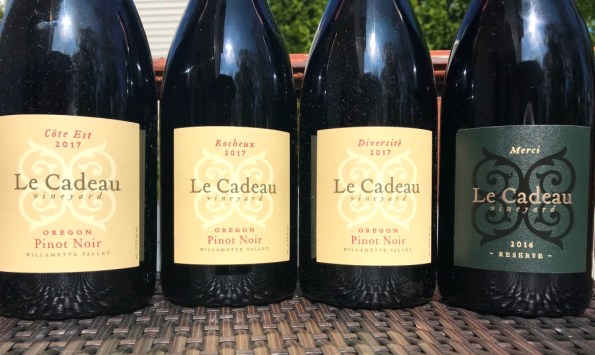 Le Cadeau Vineyard Pinot Noir wines