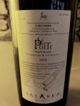 Salabka Le Poete Pinot Blanc back&nbsp;label