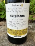 Sine Qua Non Distenta 1 back&nbsp;label