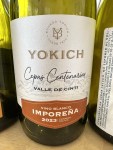 Yokich Imporeña Vino Blanco Cepas Cententarias Valle de&nbsp;Cinti